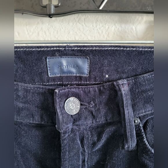 MOTHER corduroy mid rise dazzler in  hopscotch - Picture 3 of 6